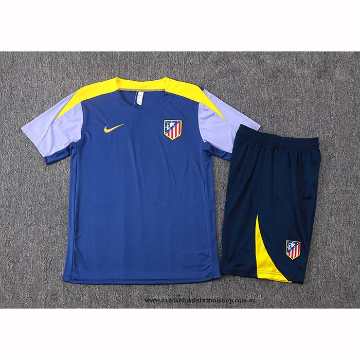 Chandal del Atletico Madrid 25-26 Manga Corta Azul - Pantalon Corto